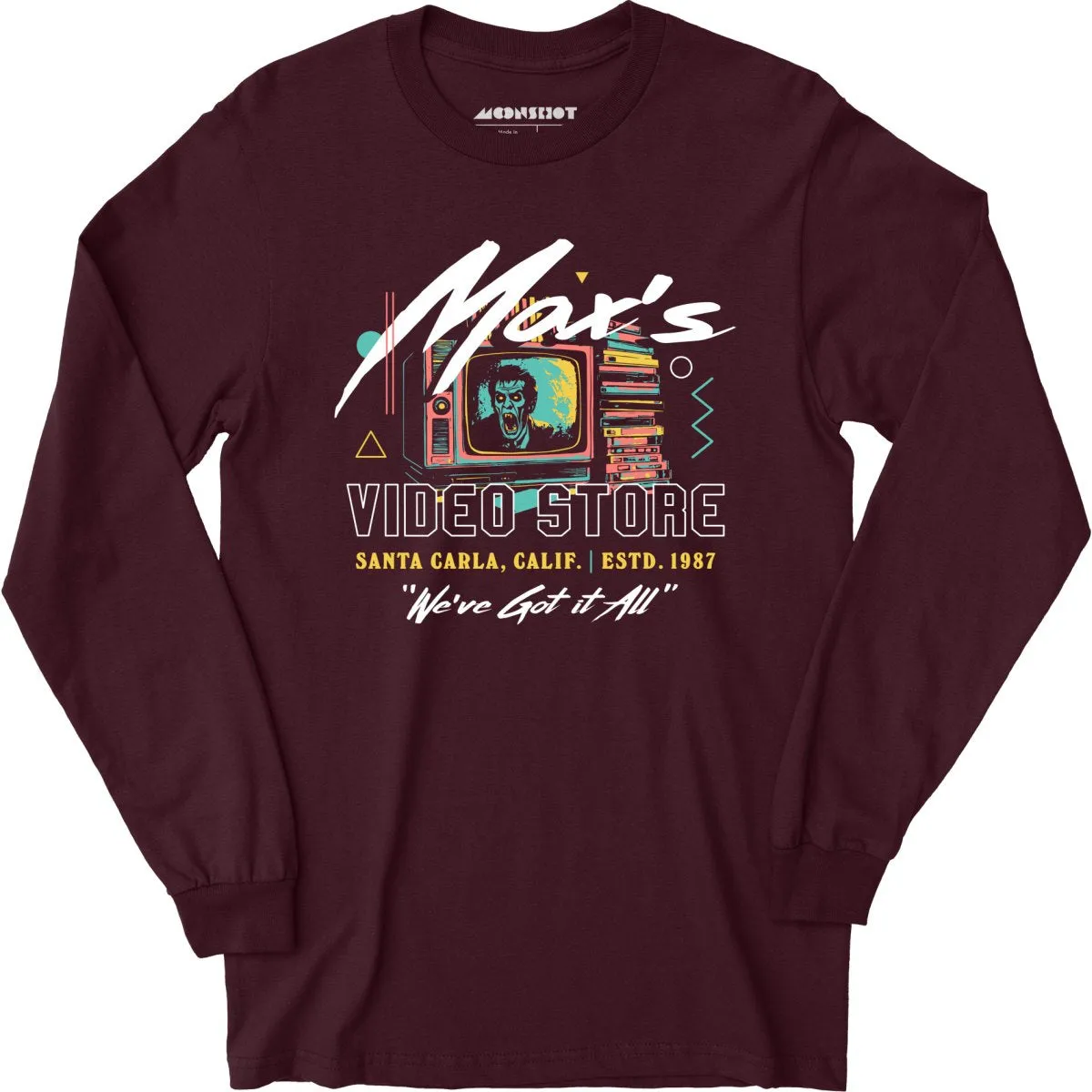 Max's Video Store - Long Sleeve T-Shirt