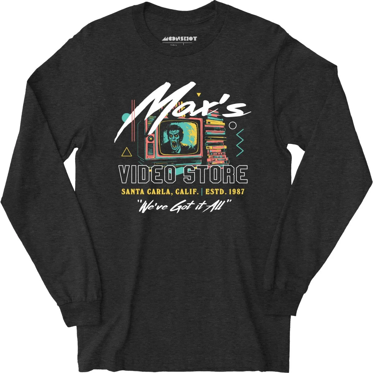 Max's Video Store - Long Sleeve T-Shirt