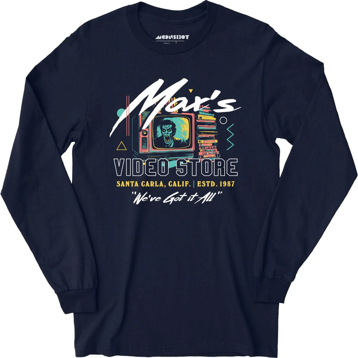 Max's Video Store - Long Sleeve T-Shirt