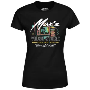 Max's Video Store - Women's T-Shirt