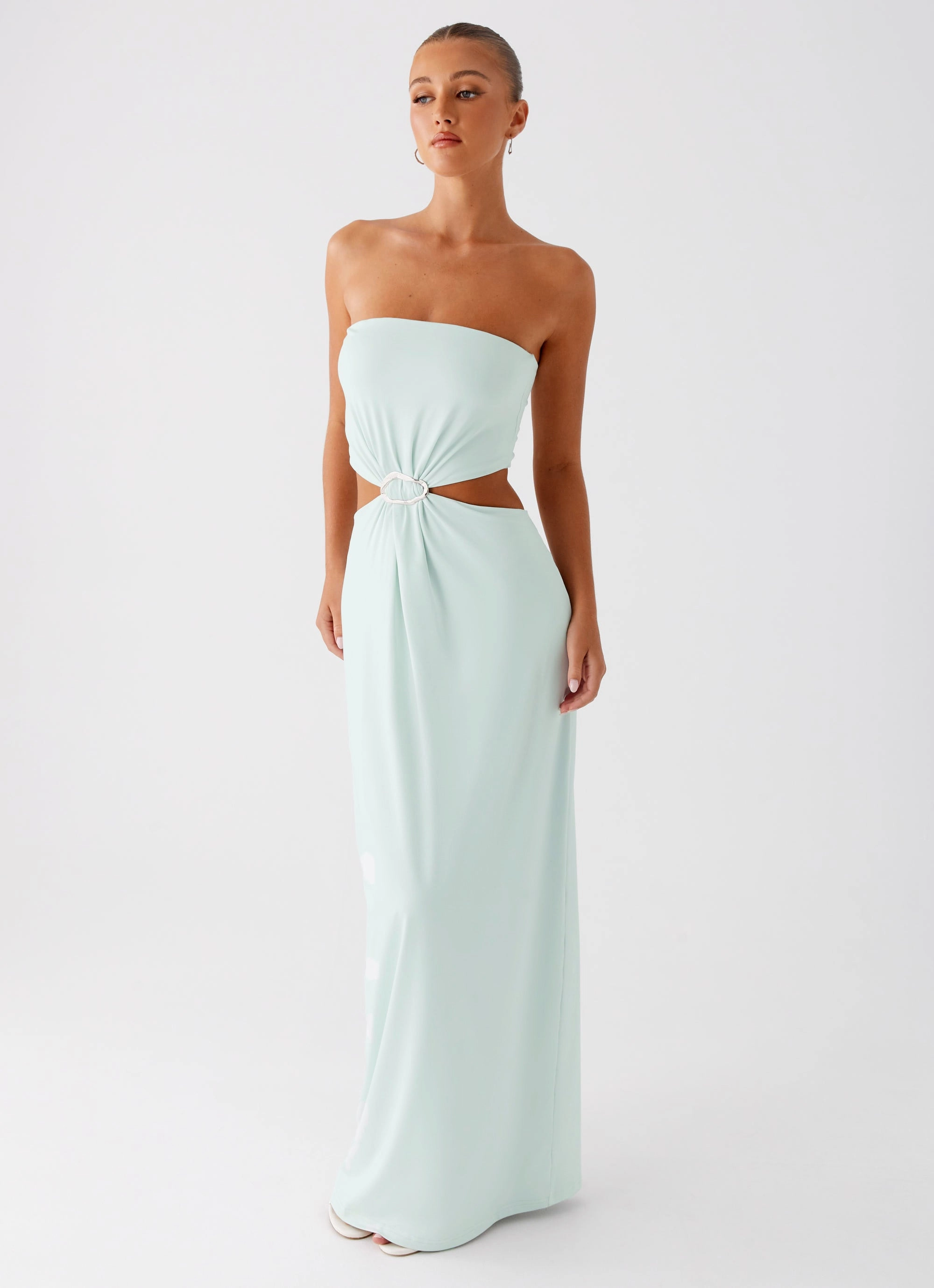Mayfair Maxi Dress - Mint Subtle Flex