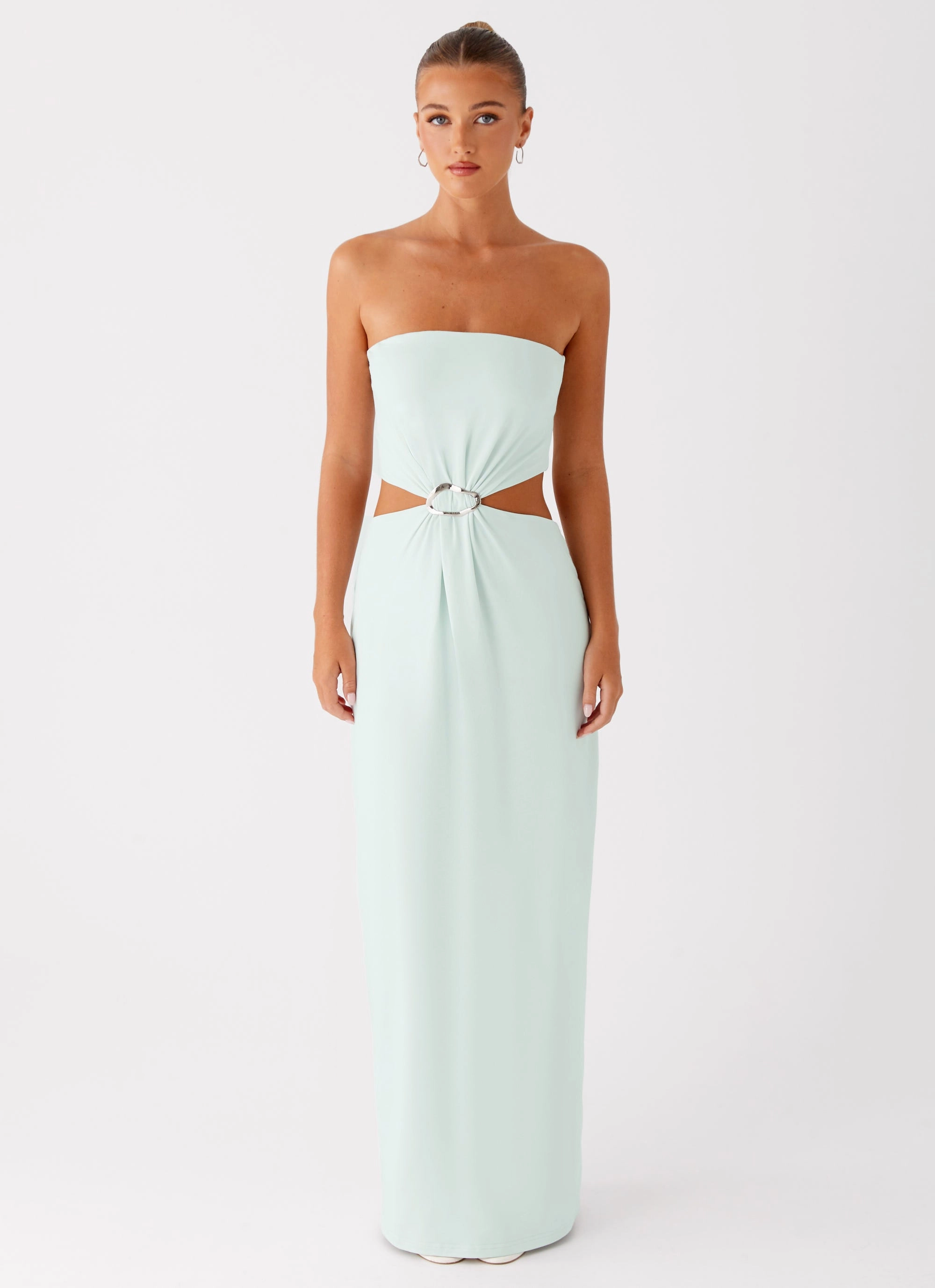 Mayfair Maxi Dress - Mint Basic essential