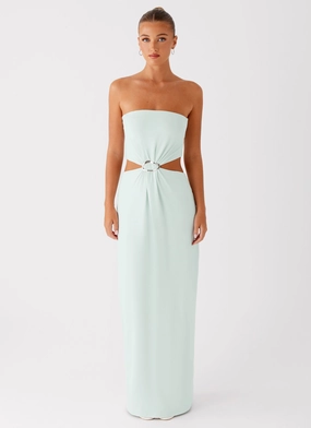 Mayfair Maxi Dress - Mint Basic essential