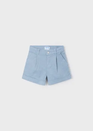 Mayoral 4219 079 - Sky Blue Corduroy Shorts