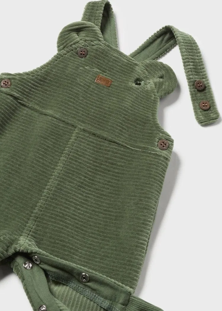 Mayoral Corduroy Overalls in Forest