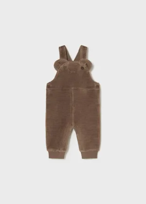 Mayoral Corduroy Overalls in Mocha