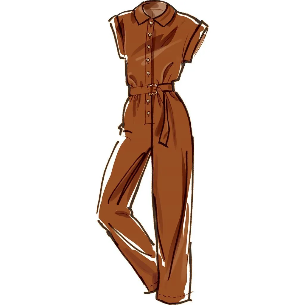 McCall's Pattern M8243 Misses' and Women's Romper, Jumpsuits and Belt