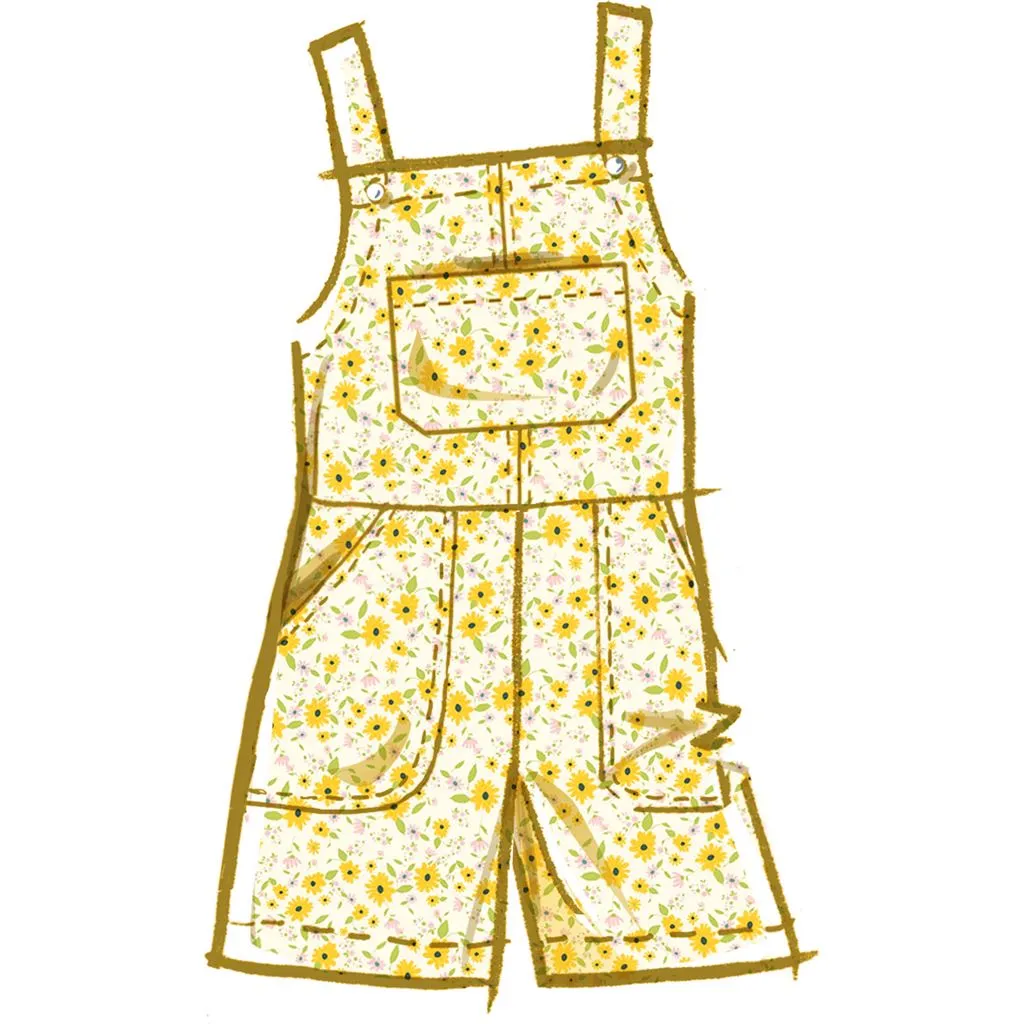 McCall's Pattern M8489 Children's and Girls' Pinafore and Overalls