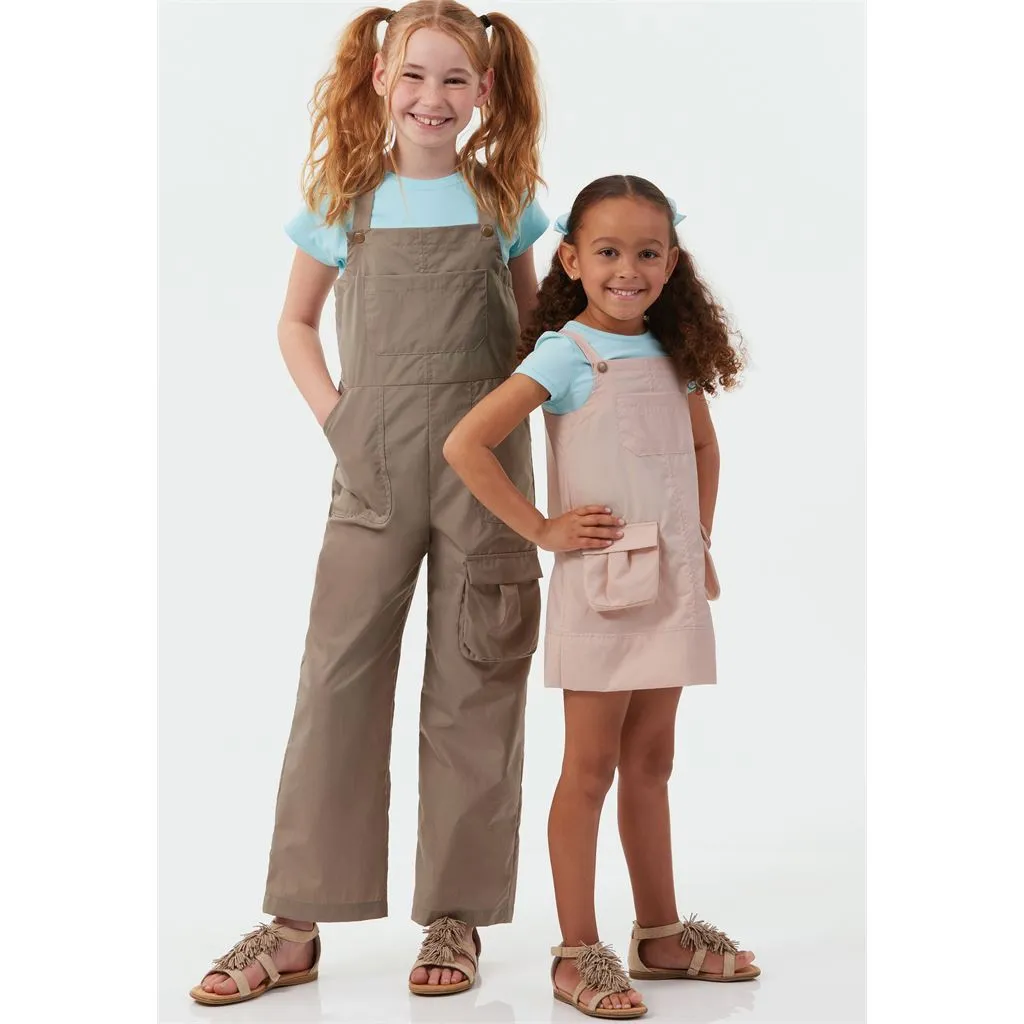 McCall's Pattern M8489 Children's and Girls' Pinafore and Overalls