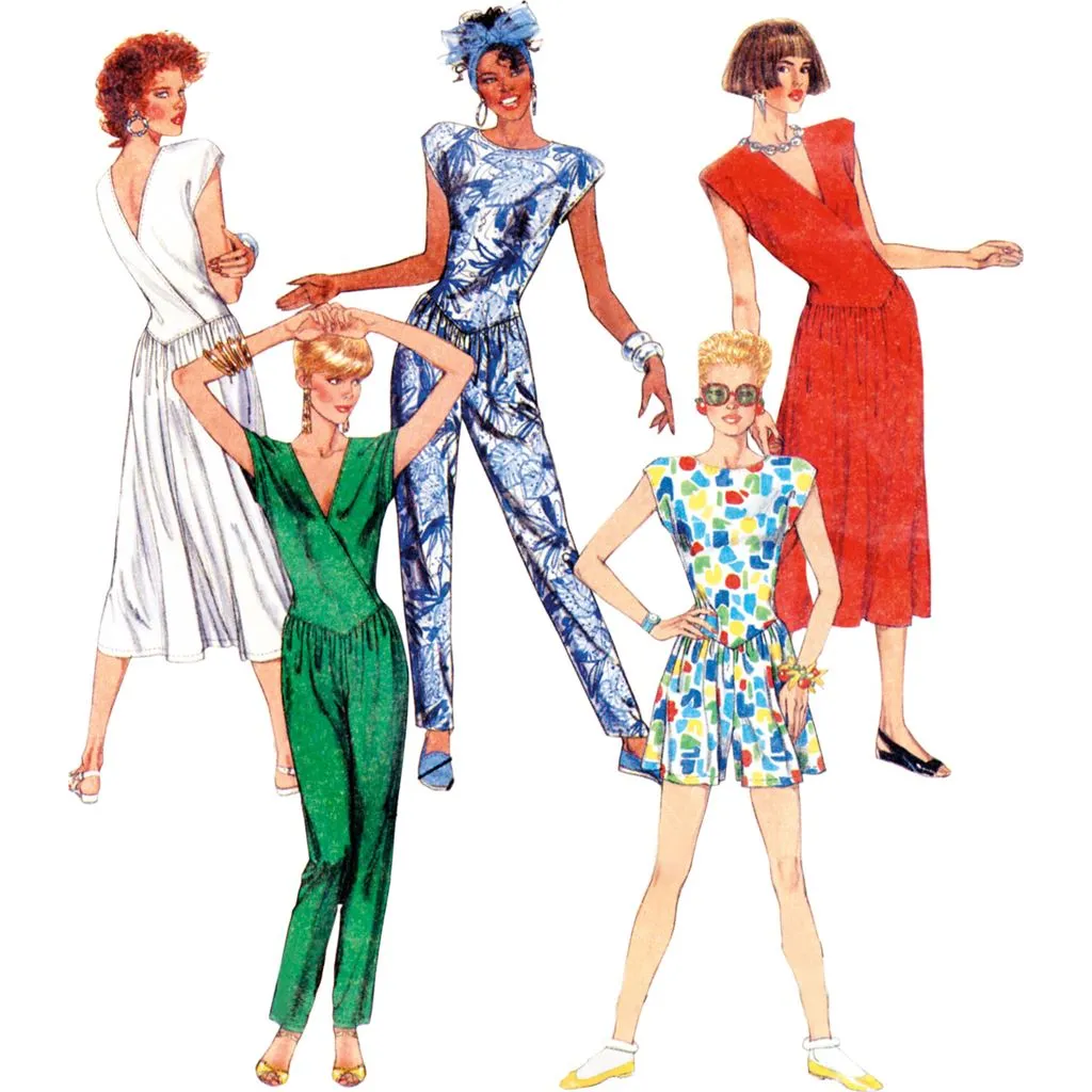 McCall's Pattern M8500 Misses' Knit Dress and Jumpsuits
