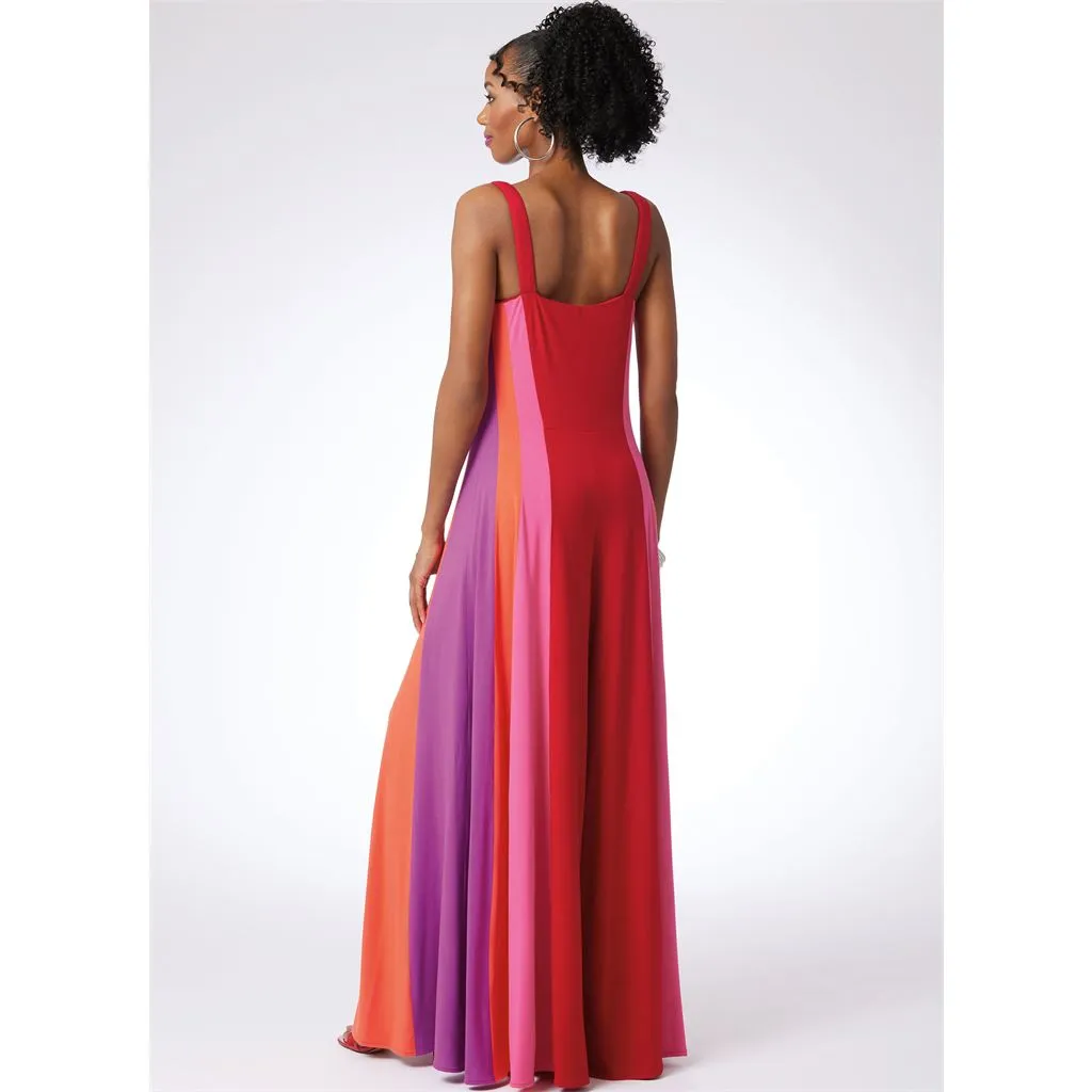 McCall's Pattern M8512 Misses' Knit Jumpsuits and Dress