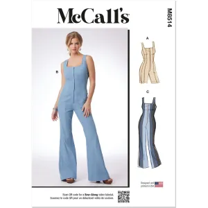 McCall's Pattern M8514 Misses' and Women's Romper and Jumpsuits