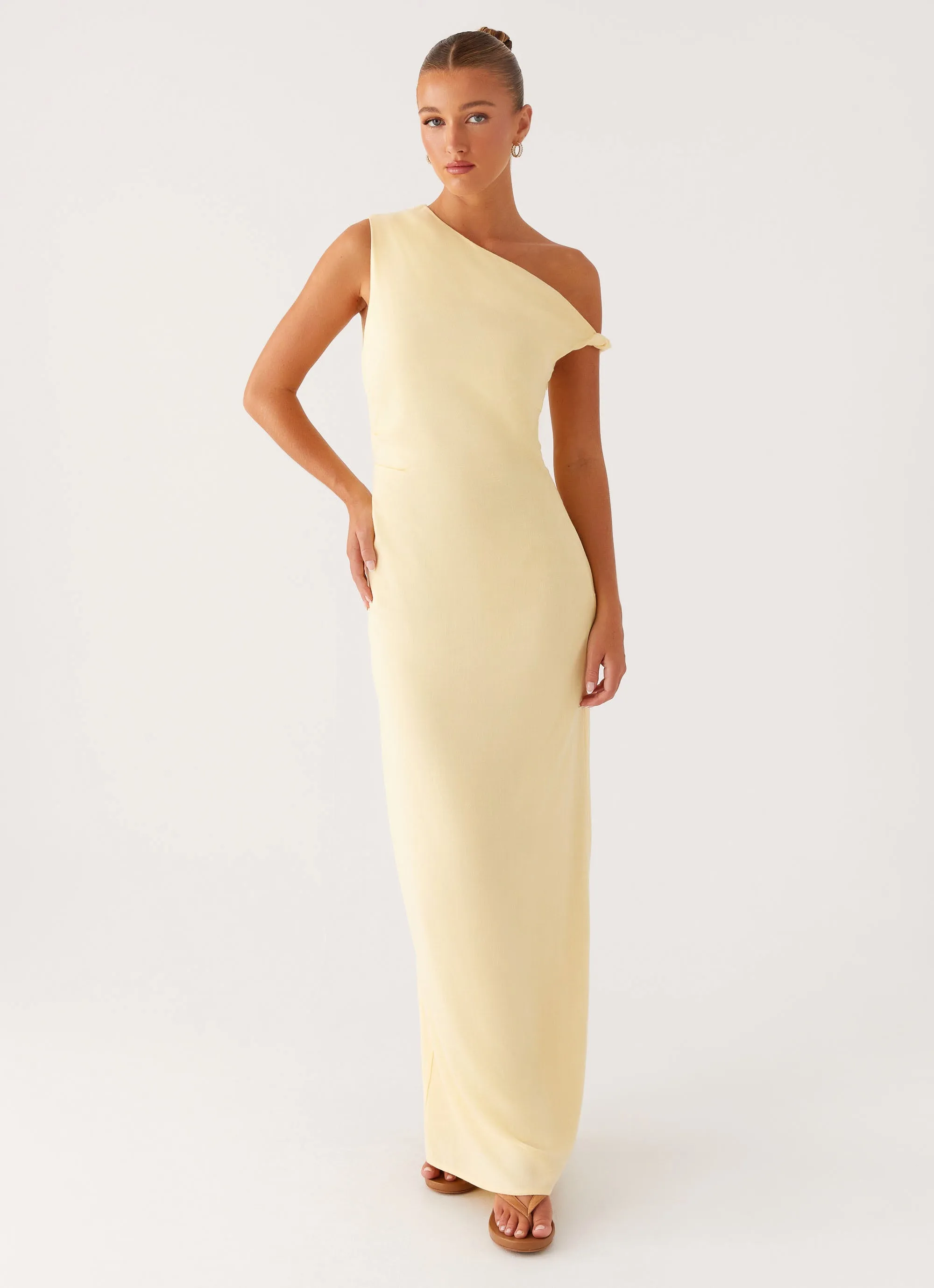 Mckenna Maxi Dress - Yellow Night Style Dark Tones