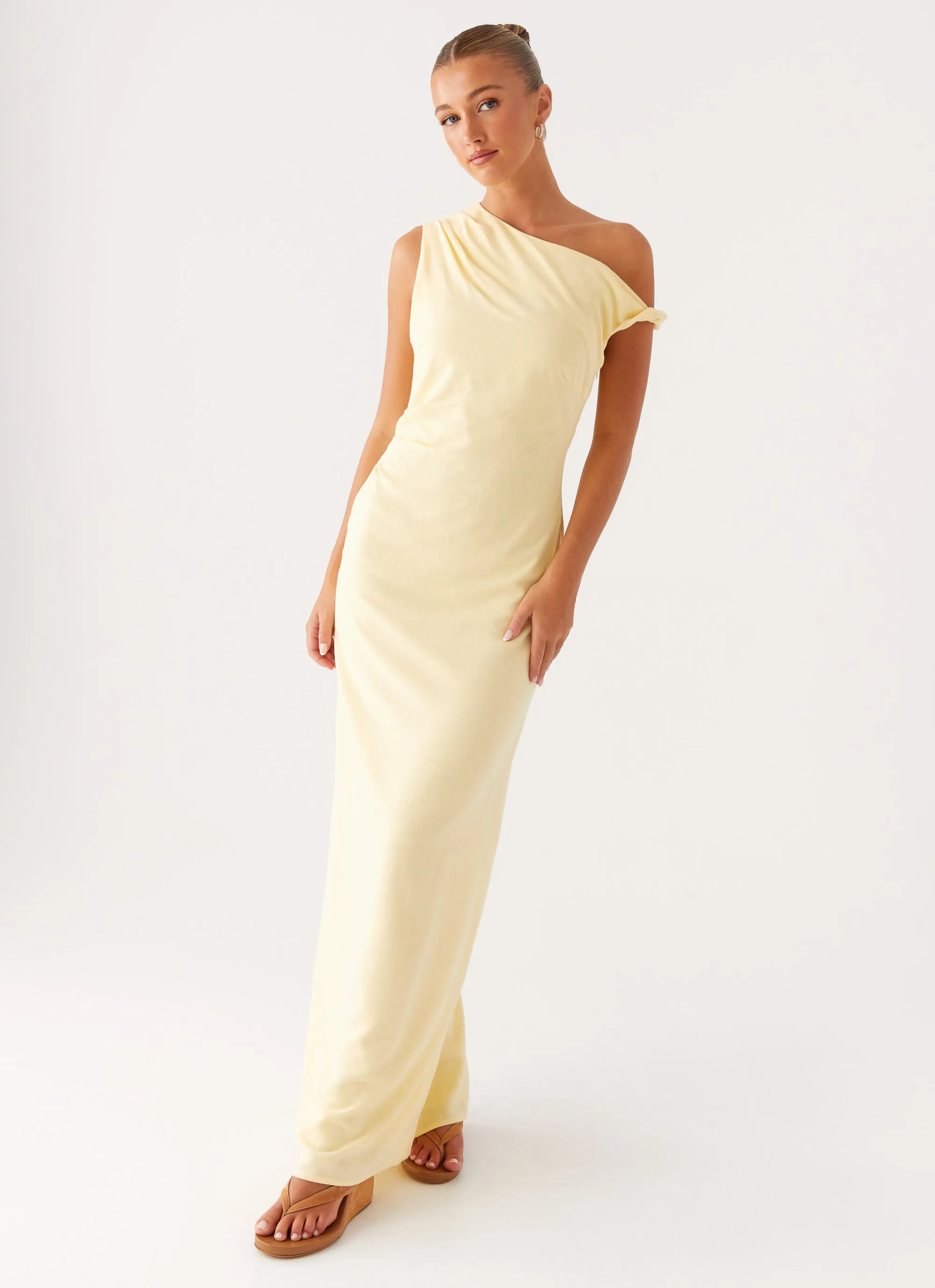 Mckenna Maxi Dress - Yellow Love Blend