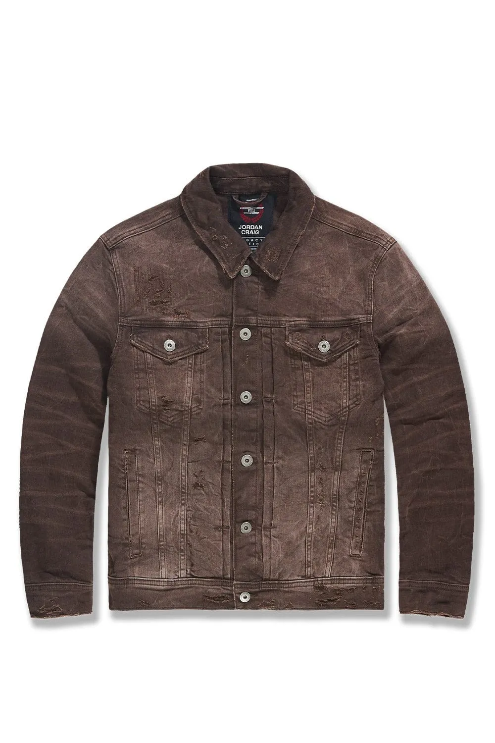 Meadowlands Denim Trucker Jacket (Earth Tones)