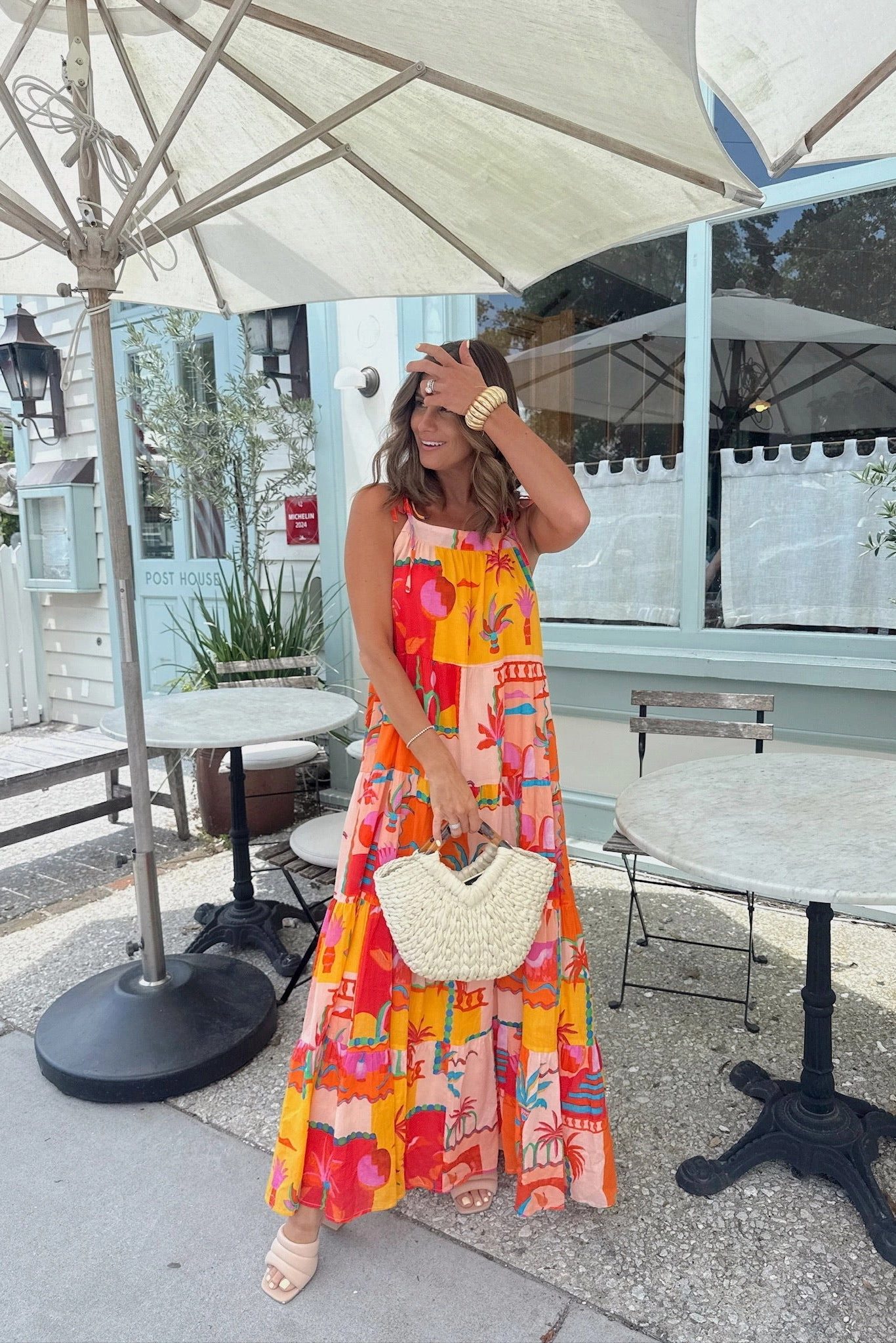 Texture Blend Meet Me in Maui Dress