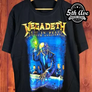 Megadeth Rust in Peace - New Vintage Band T shirt