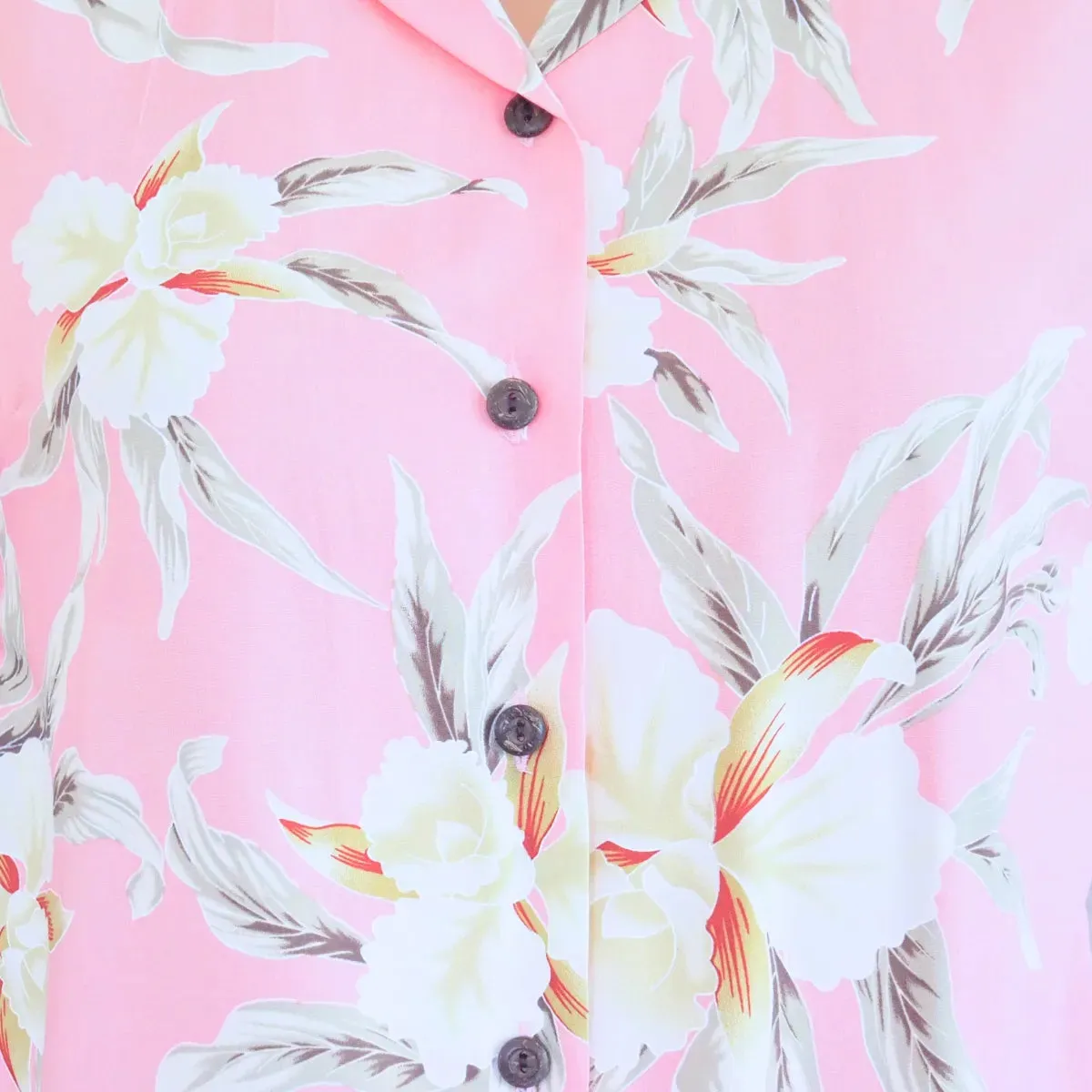 mele pink hawaiian lady blouse