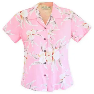 mele pink hawaiian lady blouse