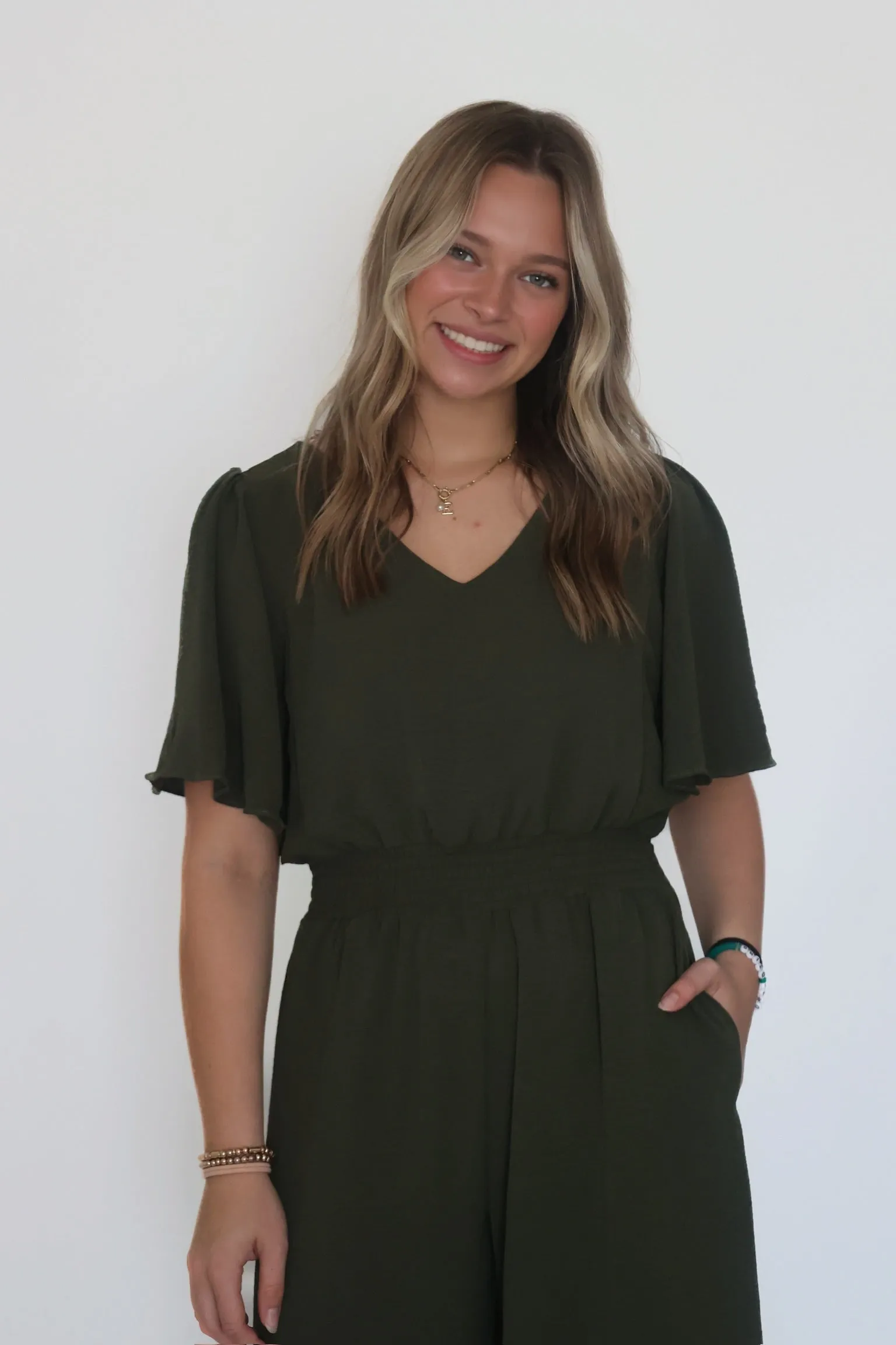 AbrasionResistantEdging Mellie Wide Leg Jumpsuit