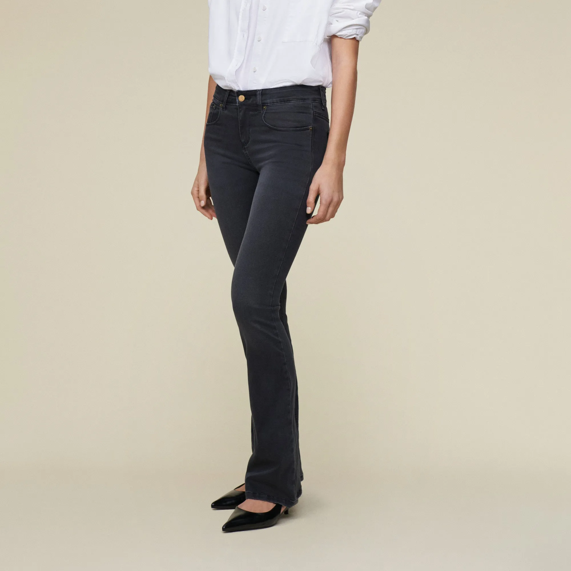 Melrose Kilian Black Stone - Mid Rise Flare