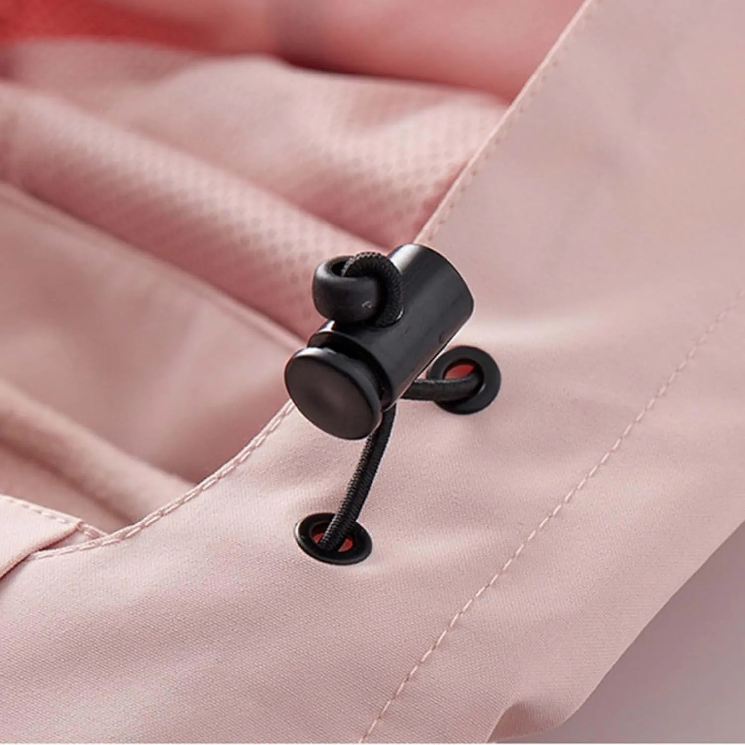 Men 3-in-1 Rain Jacket Hooded Rain Coat Waterproof Windbreaker with Pockets Raincoat for Hiking Skiing Outdoor Sports