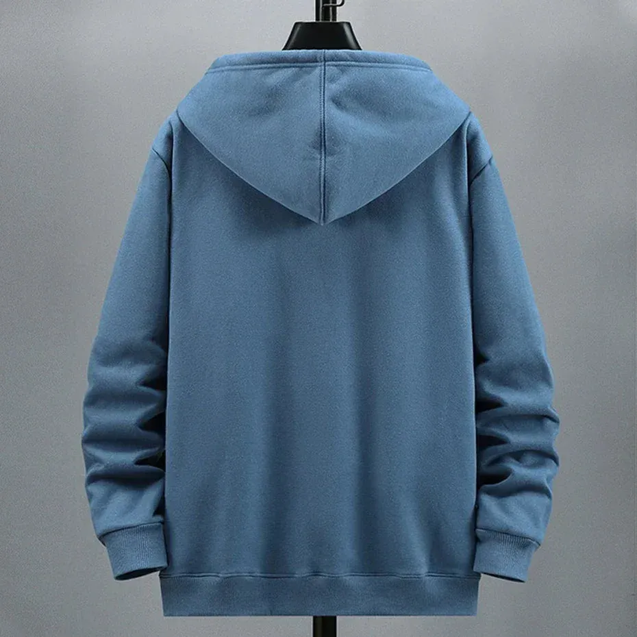 Men's 12XL Oversized Fleece Zip Hoodie