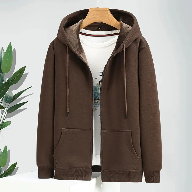 Men's 12XL Oversized Fleece Zip Hoodie