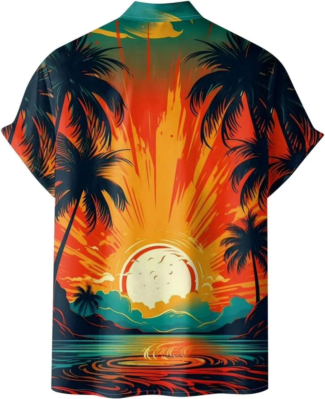 Mens 2024 Hawaiian Tropical Shirts Short Sleeve Casual Button Down Floral Summer Beach Shirts Holiday Floral Shirts