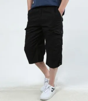 Mens Belted Cargo Shorts