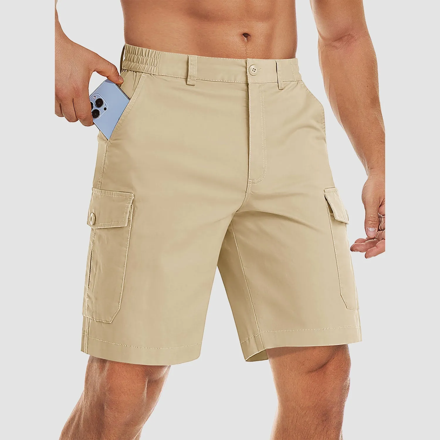 Men's Cargo Shorts Casual Work Shorts