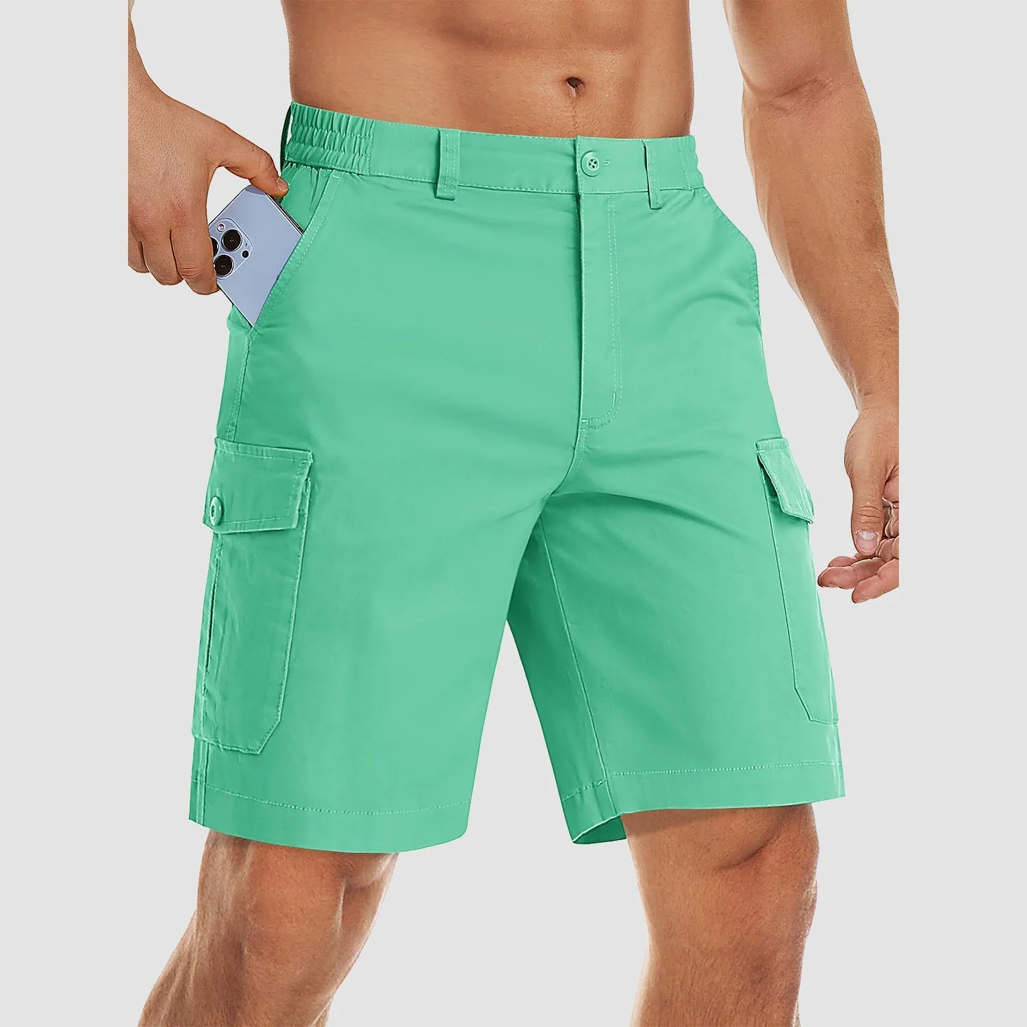 Men's Cargo Shorts Casual Work Shorts