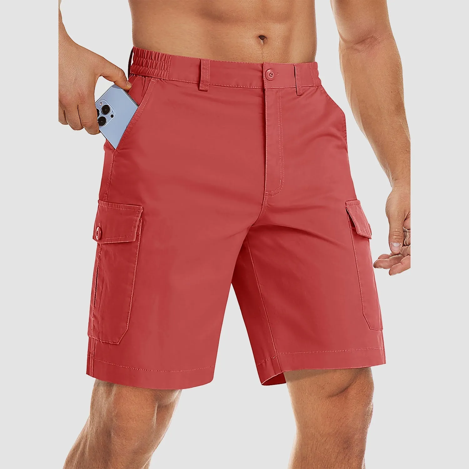 Men's Cargo Shorts Casual Work Shorts
