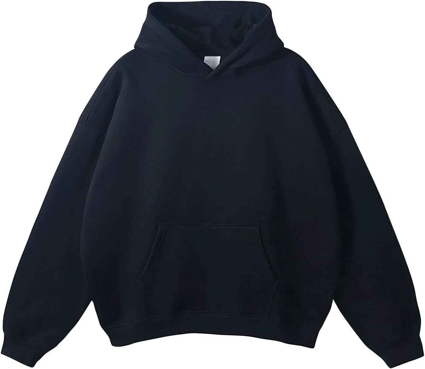 Men's Casual Fleece Hoodie Heavy Sherpa Lined Sweatshirt Fall Winter Warm Thick Pullover Sweatshirts