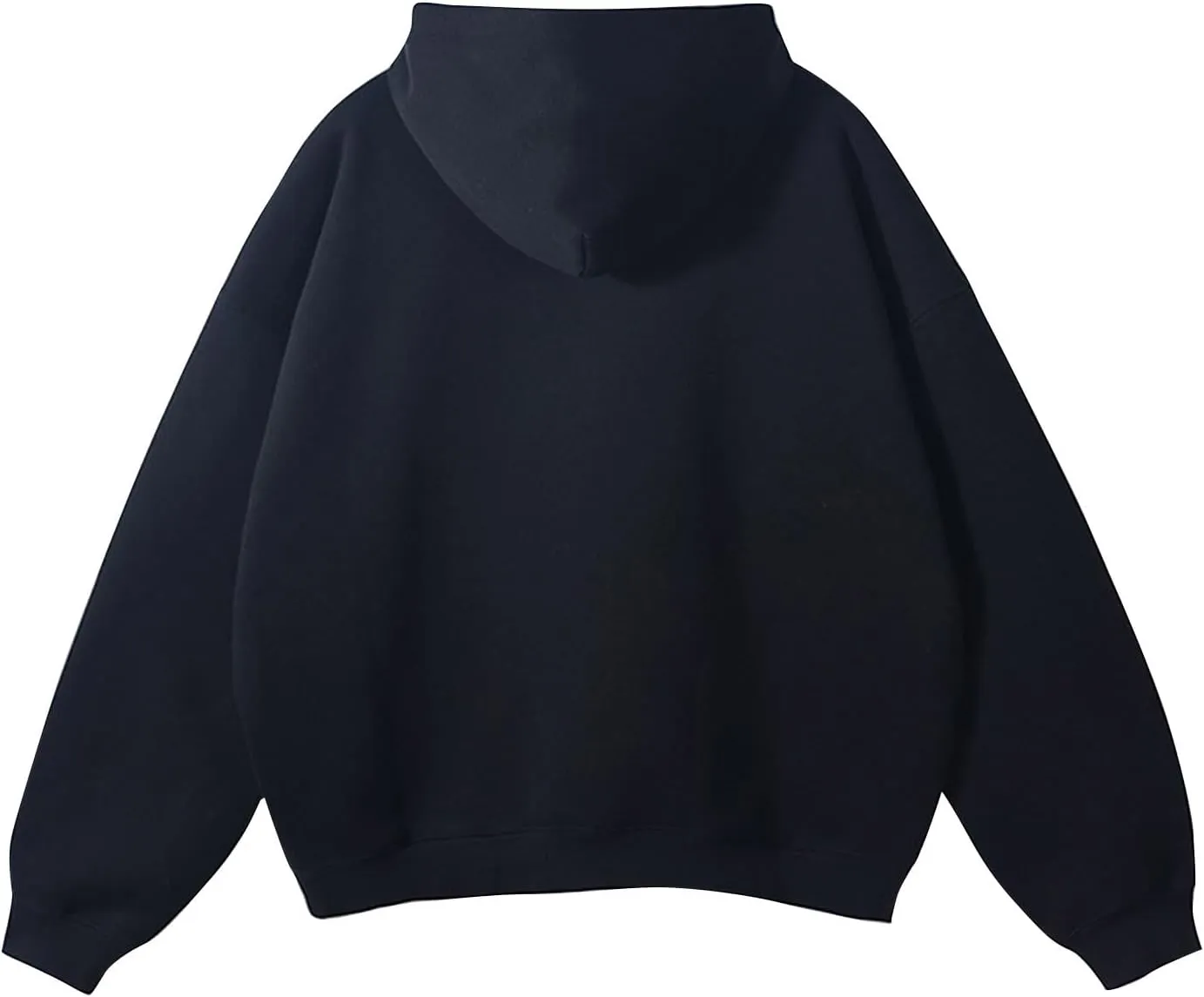 Men's Casual Fleece Hoodie Heavy Sherpa Lined Sweatshirt Fall Winter Warm Thick Pullover Sweatshirts