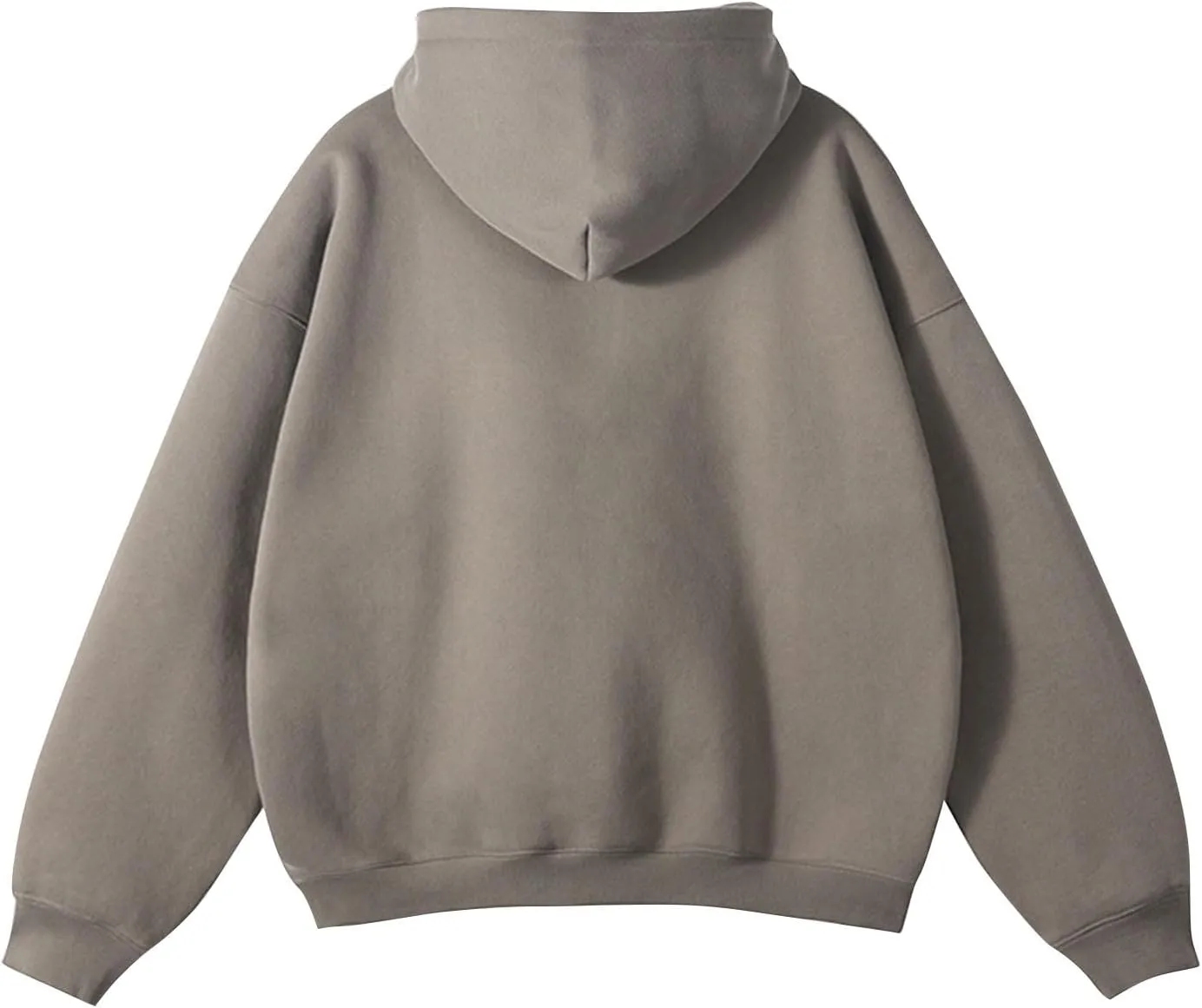 Men's Casual Fleece Hoodie Heavy Sherpa Lined Sweatshirt Fall Winter Warm Thick Pullover Sweatshirts
