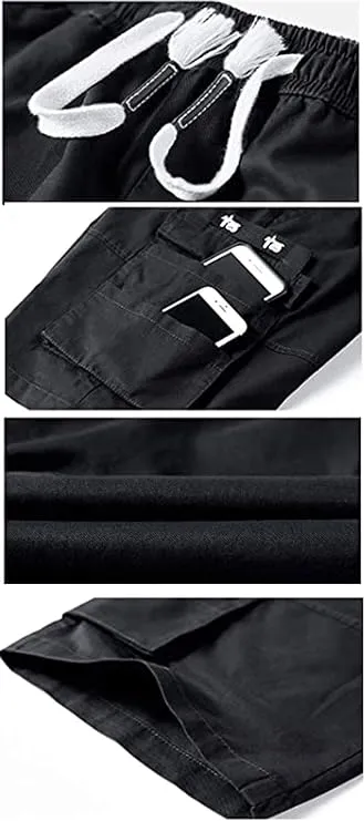 Men's Causal Cargo Pocket Army Green Shorts