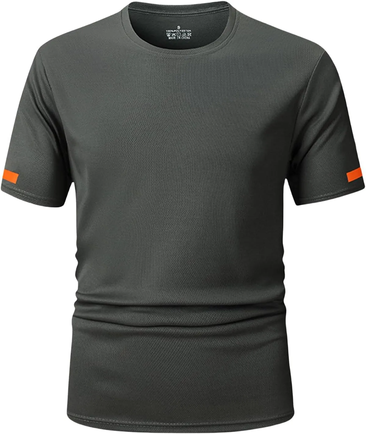 Men's Compression Shirts Quick Dry Stretch Short Sleeve Athletic Shirts Cool Dry Moisture Wicking Running Tees Tops