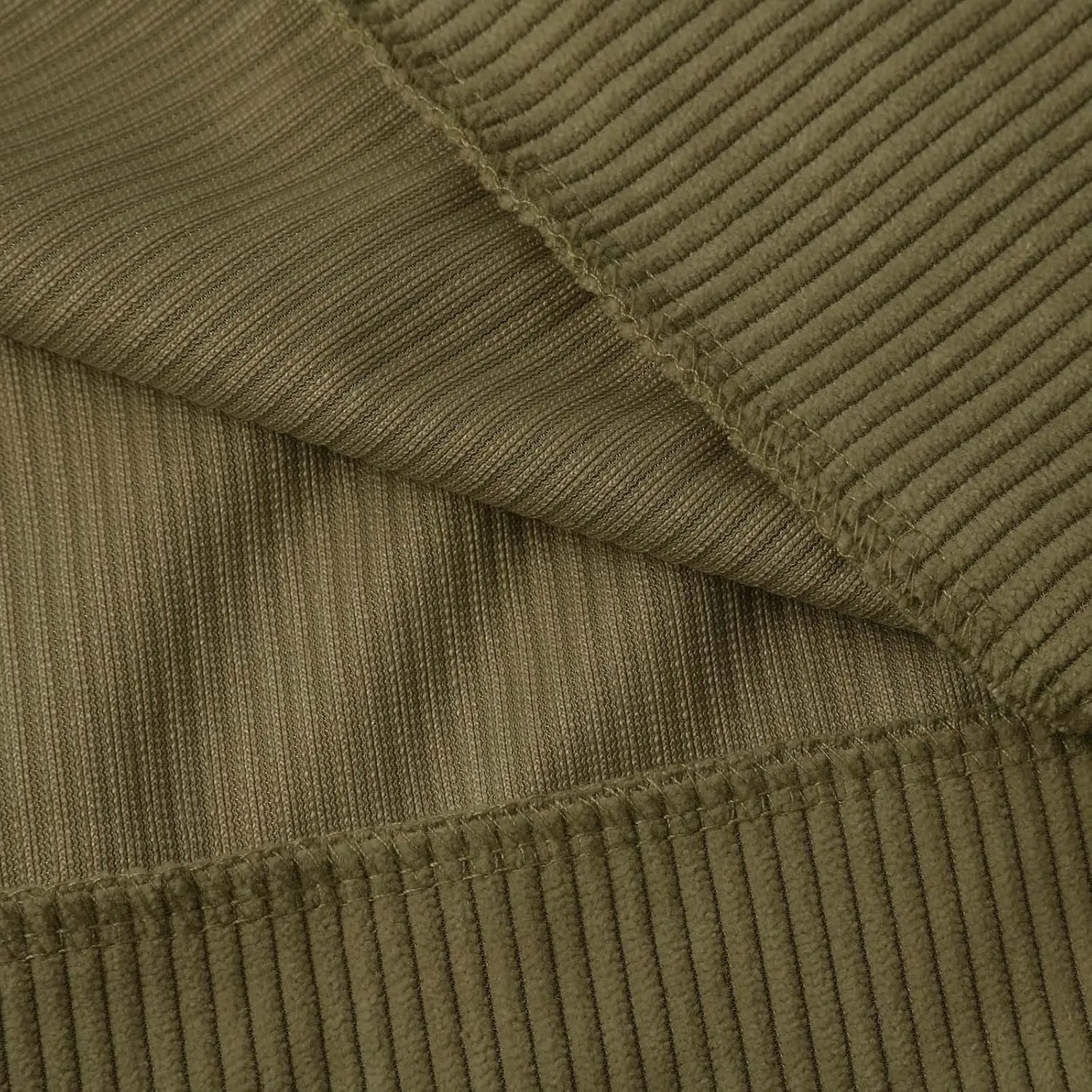 Men's Corduroy Long Sleeve Button Collar Sweatshirts Big and Tall Casual Pullover Lightweight Outdoor Tactical Tops