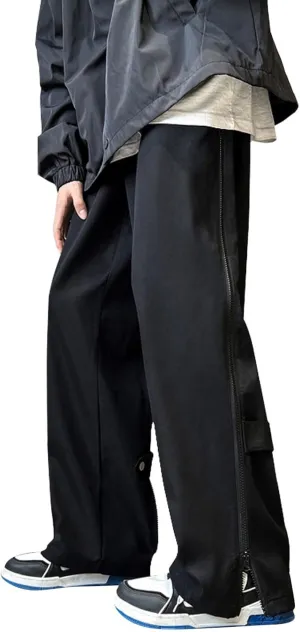 Men's Corduroy Pants Vintage Drawstring Waist Heavyweight Joggers Cargo Pants Streetwear Long Trousers with Pockets