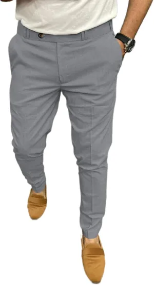 Mens Fashion Dress Pants Slim Fit Casual Business Dress Pants Classic Work Pants
