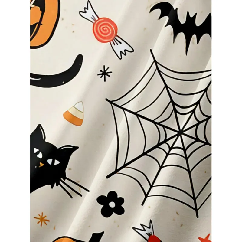 Men's Halloween Print Hawaiian Shirts