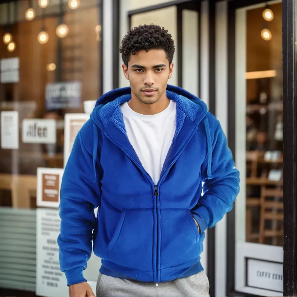 Men's Heavyweight Sherpa Lined Hoodie