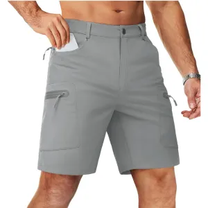 Men's Hiking Cargo Shorts with Zipper Pockets