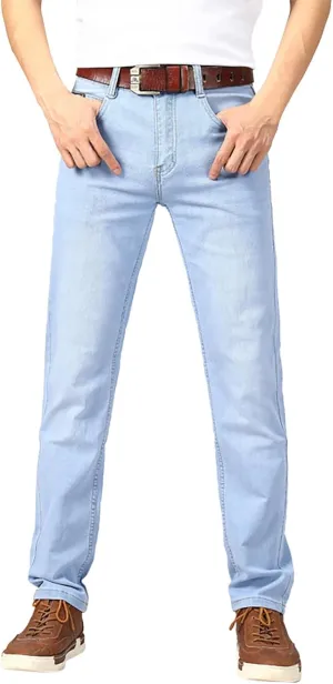 Men's Jeans Slim Fit Skinny Stretch Jeans Pants 2024 Slim Fit Men Pants
