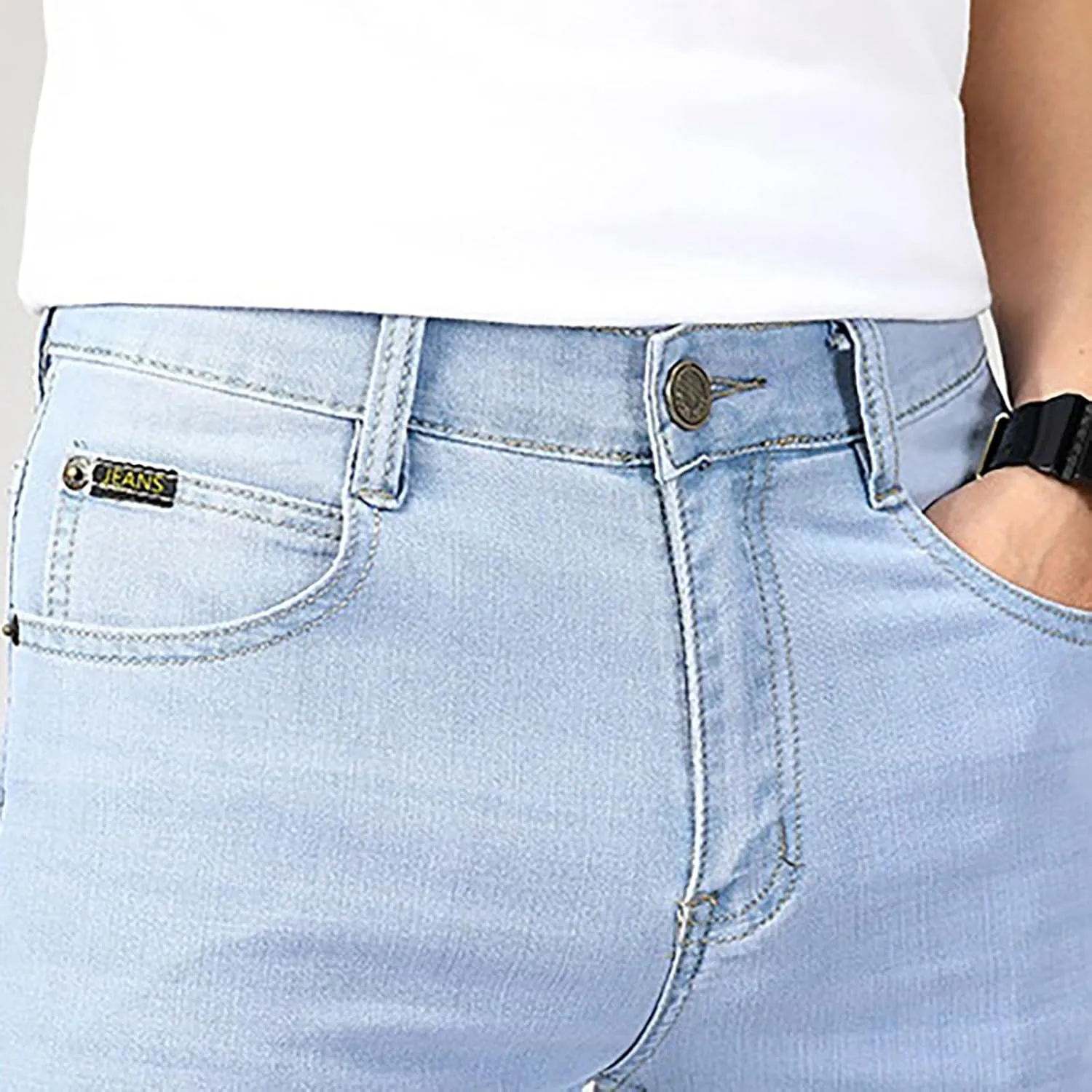 Men's Jeans Slim Fit Skinny Stretch Jeans Pants 2024 Slim Fit Men Pants