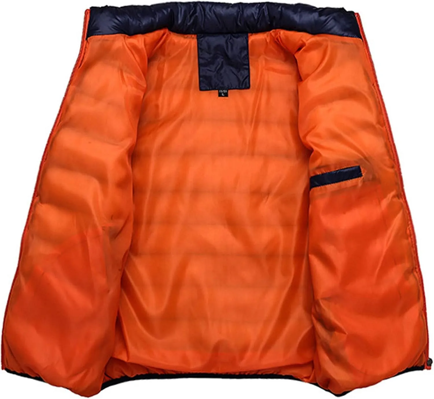 Mens Lightweight Puffer Jacket Packable Winter Warm Down Coat Quilted Insulated Puffy Jackets Outerwear with Pockets