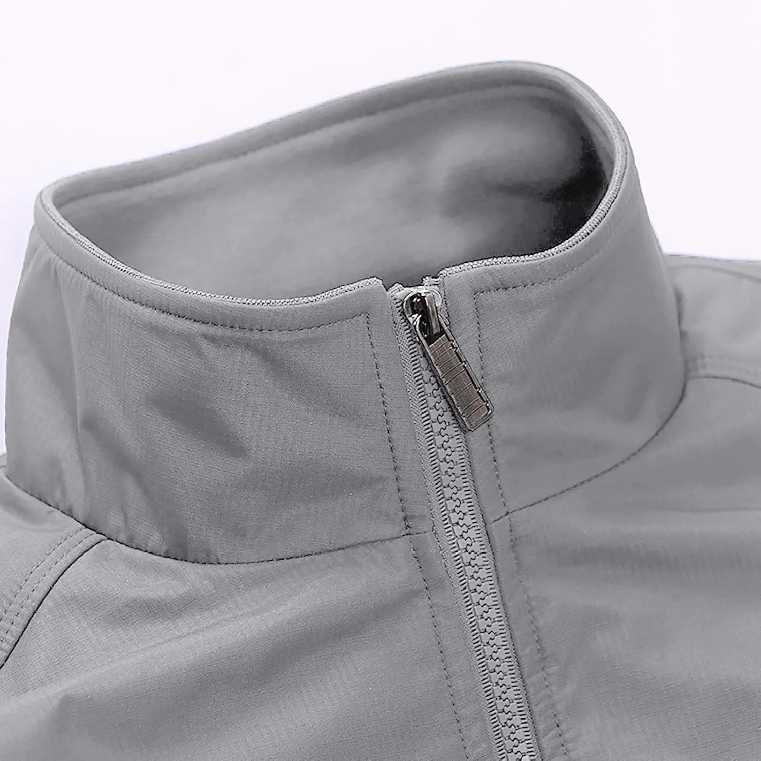Men's Lightweight Softshell Coat Outerwear Zipper Windbreaker Flight Bomber Jacket Fall Jackets for Men