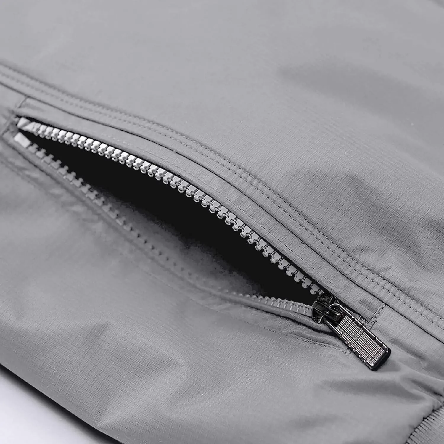 Men's Lightweight Softshell Coat Outerwear Zipper Windbreaker Flight Bomber Jacket Fall Jackets for Men