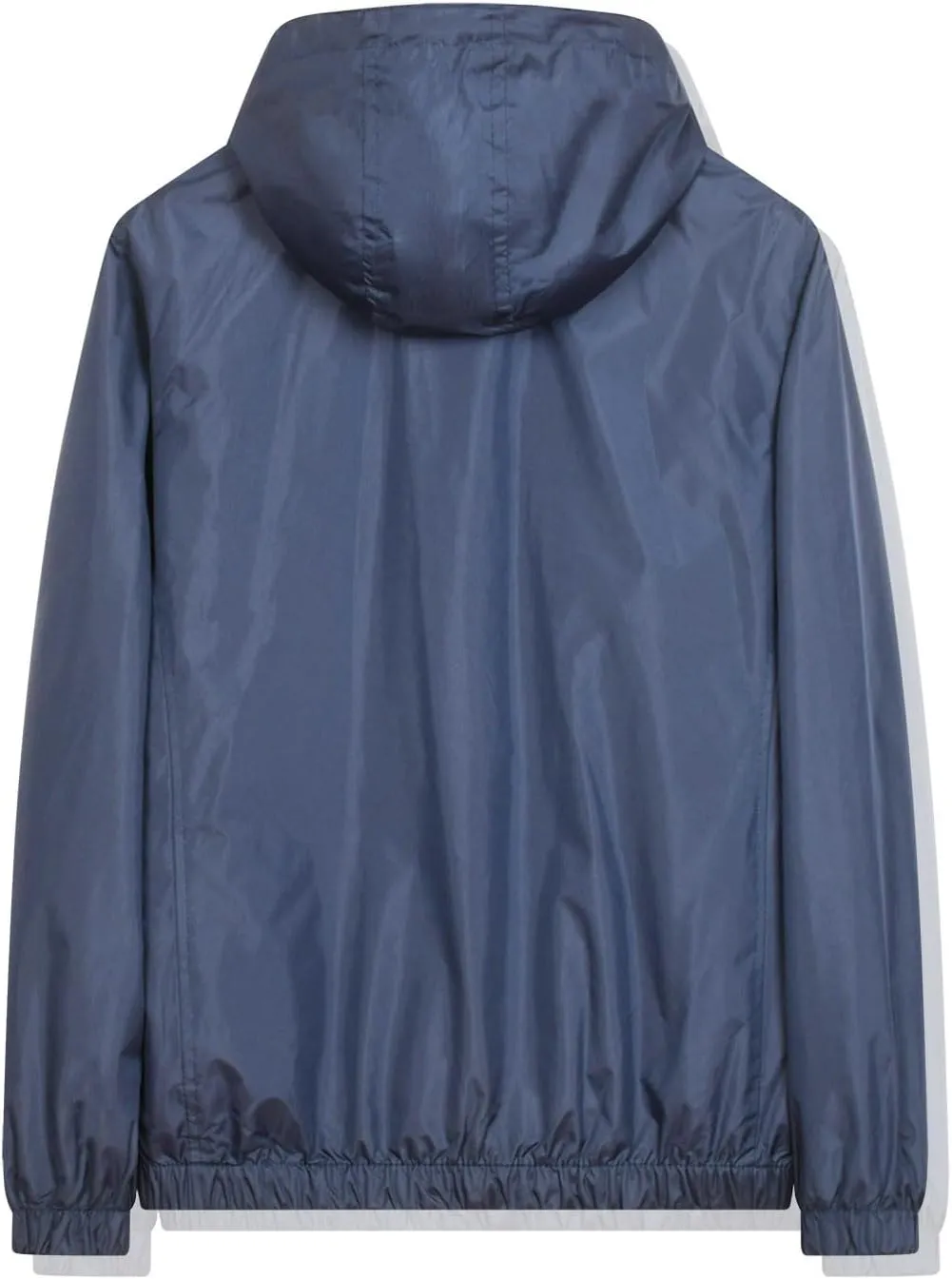 Mens Lightweight Waterproof Rain Jacket Thin Packable Breathable Hooded Raincoat Windproof Durable For Outdoor Hiking